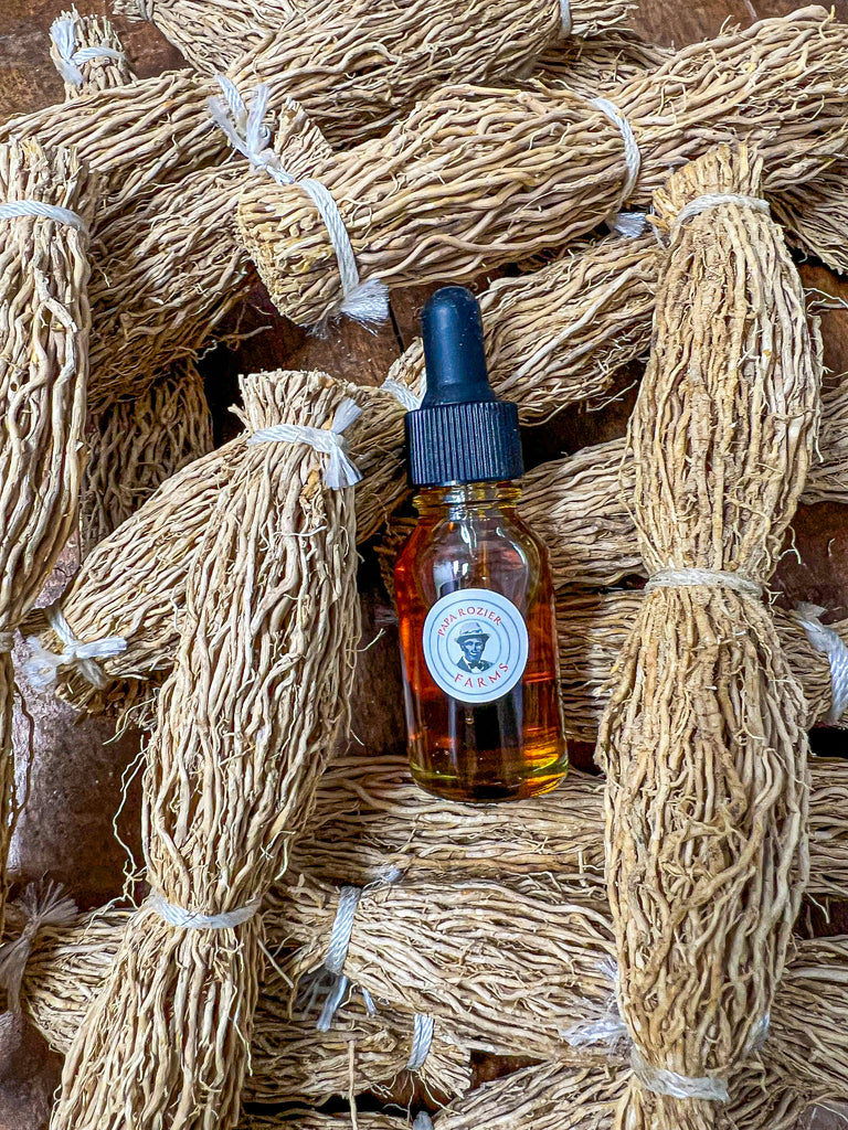 Pure Haitian Vetiver Oil Papa Rozier Farms