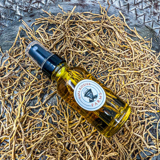 Vetiver Root Infused Moringa Oil