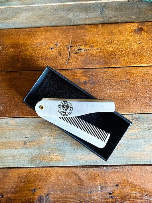 Stainless Steel Folding Mini Comb