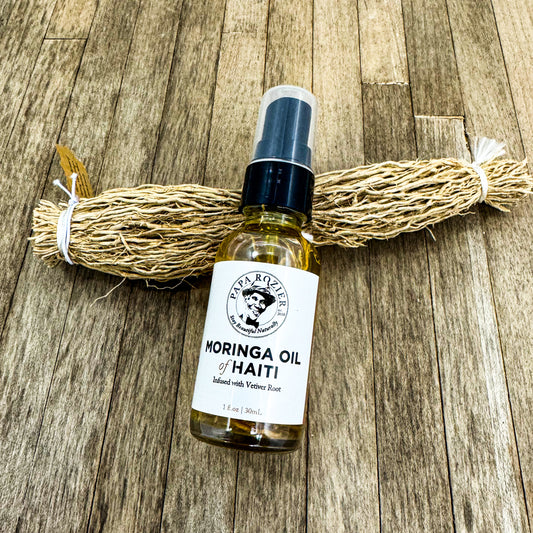 Vetiver Root Infused Moringa Oil