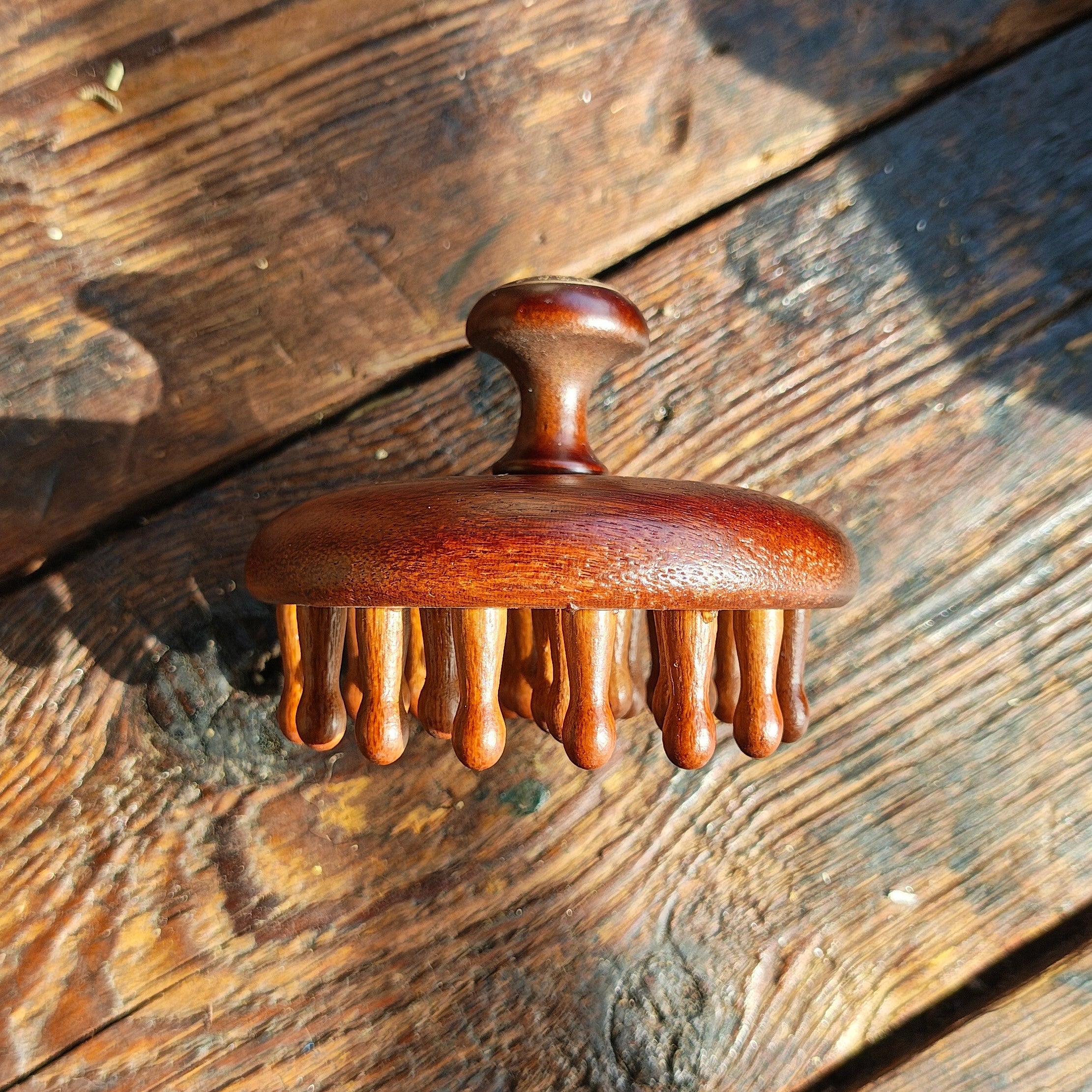 Wooden Scalp Massage Comb – Papa Rozier Farms