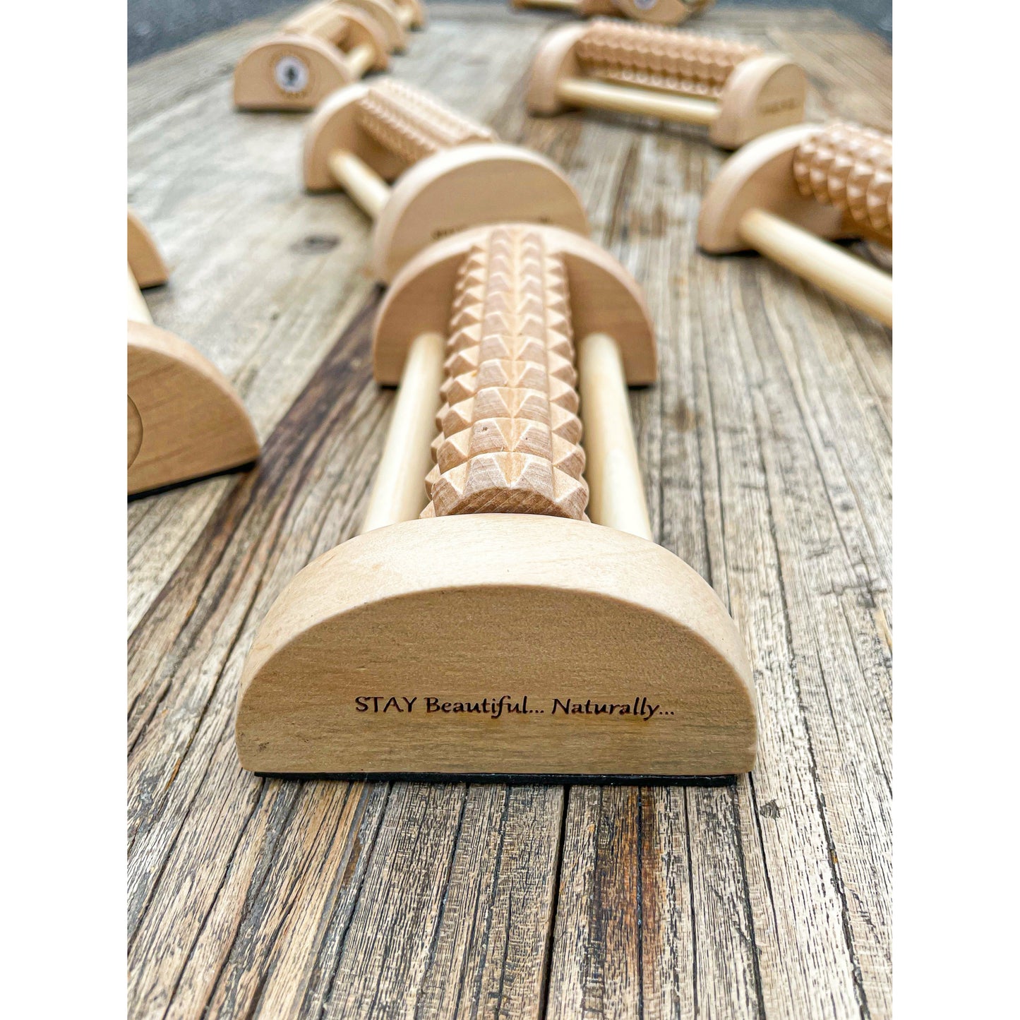 Wooden Acupressure Foot Massager